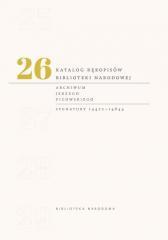 Katalog rękopisów Biblioteki Narodowej T.26 (1)