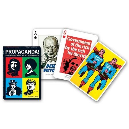 KARTY DO GRY PROPAGANDA 1x talia 54 karty, PIATNIK (1)