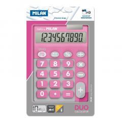 Kalkulator 10 poz. Touch Duo różowy MILAN (1)
