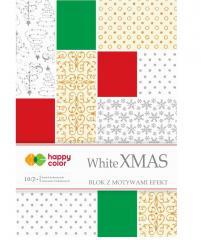 Blok Effect White Christmas 10 arkuszy mix wzorów (1)