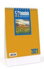 Kalendarz 2021 Biurkowy - 52T pomarańcz CRUX (1)