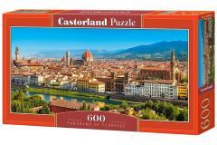 Puzzle 600 Panorama Florencji CASTOR (1)