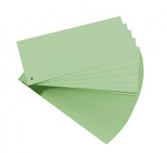 Przekładki 1/3 A4 kartonowe zielone Eco (100szt) (1)