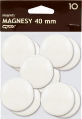 Magnes 40mm biały 10szt GRAND (1)