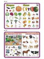 Podkładka edu. 003 - Warzywa, owoce, zwierzęta (1)