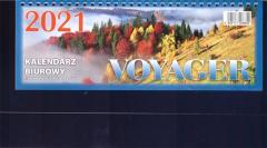Kalendarz 2021 Biurowy Voyager granatowy (1)