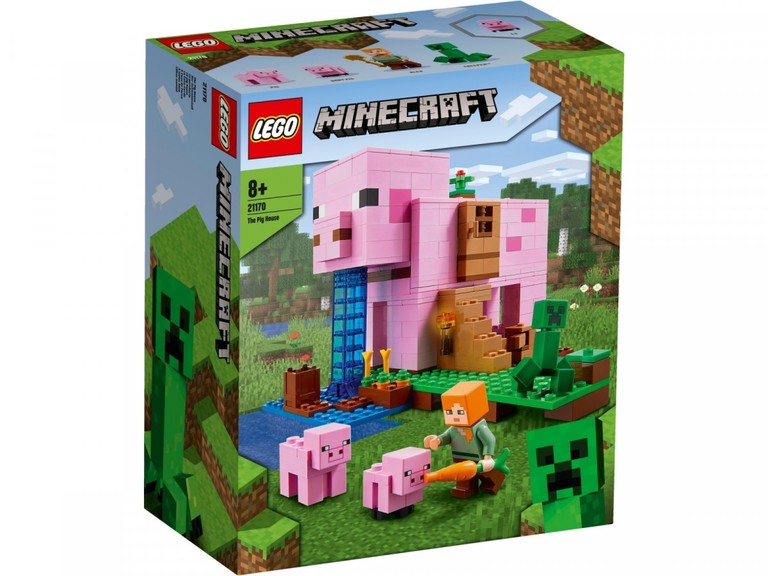 LEGO MINECRAFT - Dom w kształcie świni 21170 (1)