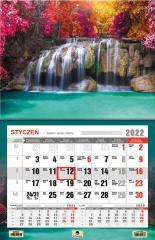 Kalendarz 2022 jednodzielny XL Wodospad (1)