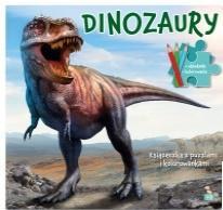 Donozaury. Książeczka z puzzlami i kolorowankami (1)