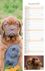 Kalendarz 2022 Ścienny paskowy Psy i koty RADWAN (1)