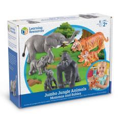 Duże Figurki. Mamy i Dzieci. Zwierzęta z Dżungli (1)