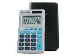 Kalkulator 8 pozycyjny szaro - niebieski MILAN (1)