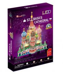Puzzle 3D Katedra Świętego Bazyla LED (1)