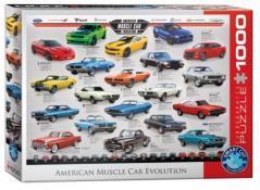 Puzzle 1000 Amerykańske Muscle cary (1)