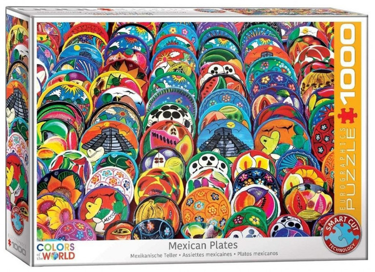 PUZZLE 1000 EL - Meksykańske talerze, EUROGRAPHICS (1)