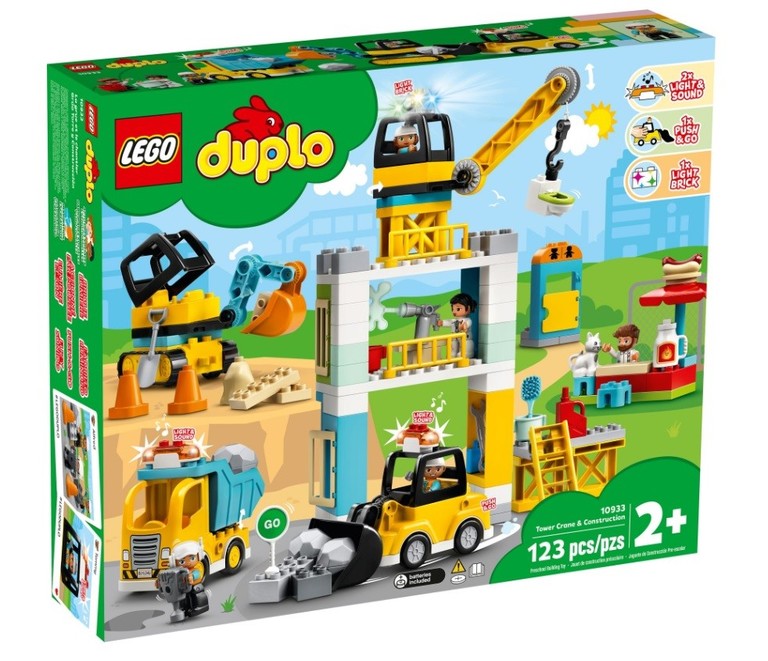 LEGO DUPLO - Żuraw wieżowy i budowa 10933 (1)