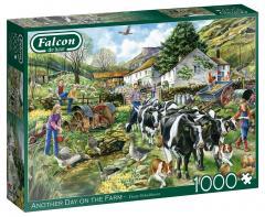 Puzzle 1000 Falcon Kolejny dzień na farmie G3 (1)