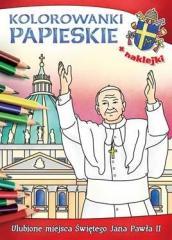 Kolorowanki papieskie. Ulubione mijesca Św. JP II (1)