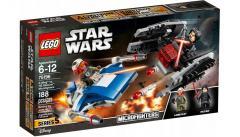 Lego STAR WARS 75196 A-Wing kontra TIE Silence (1)