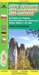 Mapa tur. Góry Stołowe, Wałbrzyskie, Kamienne (1)
