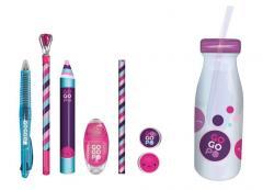 GoGoPo - Zestaw szkolny z butelką dla dziewczynki (1)