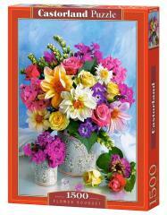 Puzzle 1500 Bukiet kwiatów CASTOR (1)