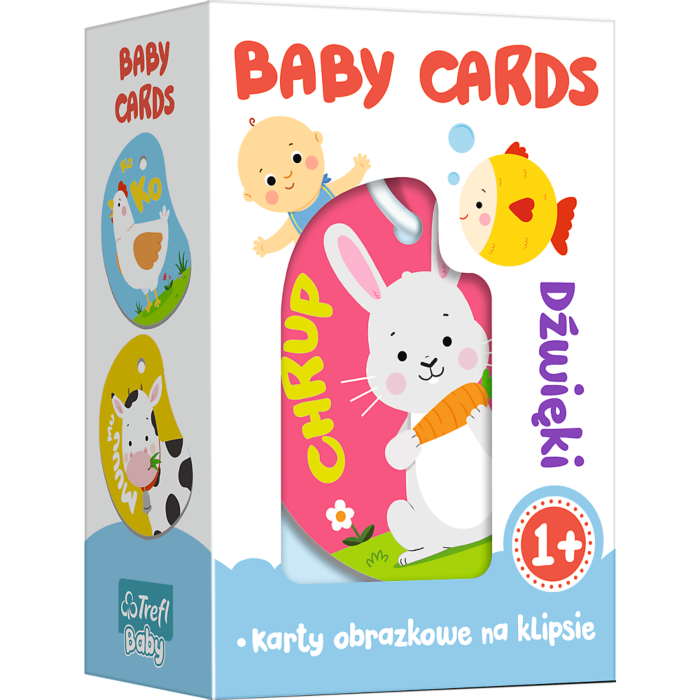 BABY CARDS Dźwięki - Karty obrazkowe, TREFL 01591 (1)