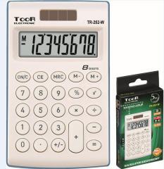 Kalkulator kieszonkowy 8-pozycyjny TR-252-W TOOR (1)