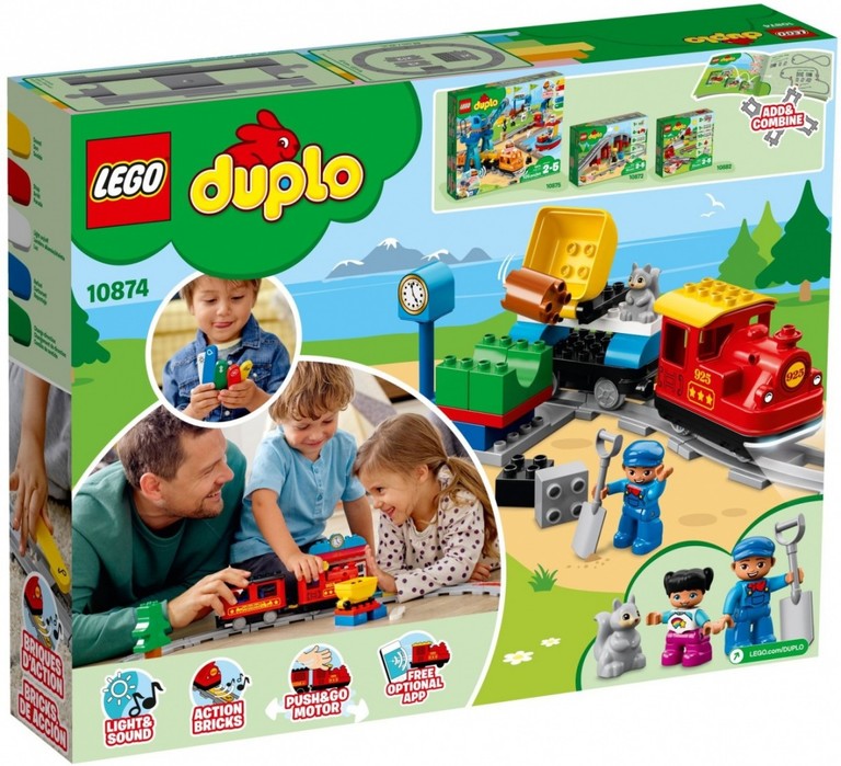 LEGO DUPLO - Pociąg parowy 10874 (1)