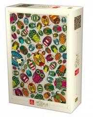 Puzzle 1000 Natura - Kolorowe owady (1)