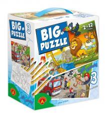 Big Puzzle 3 - Zwierzęta afrykańskie i Straż ALEX (1)