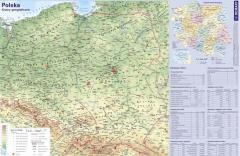 Mapa Polski. Podkładka na biurko (1)