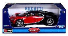 Bugatti Chiron 1:18 czerwony BBURAGO (1)