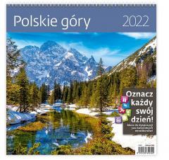 Kalendarz 2022 z naklejkami Polskie góry (1)