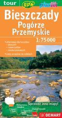 Bieszczady i Pogórze Przemyskie - mapa turystyczna (1)
