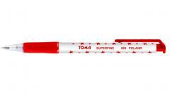 Długopis Superfine aut. 0,5mm czer. (30szt) TOMA (1)