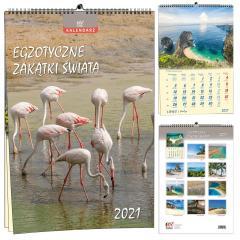 Kalendarz 2021 13 Plansz Egzotyczne zakątki świata (1)