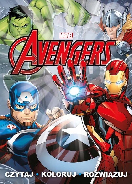 CZYTAJ ROZWIĄZUJ KOLORUJ - Marvel Avengers (1)