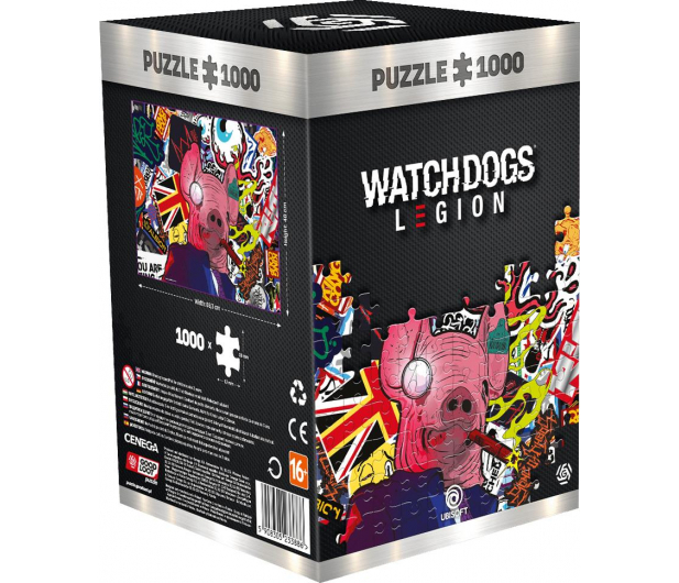 PUZZLE 1000 EL - Watch Dogs Legion: Pig Mask (1)