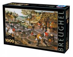Puzzle 1000 Brueghel, Cztery pory roku - Wiosna (1)