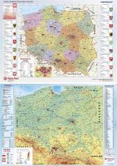 Podkład dwustronny z mapą Polski (1)
