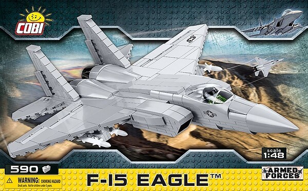 KLOCKI 590 EL - Armed Forces F-15 Eagle COBI 5803 (1)