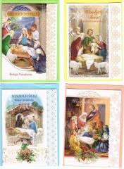 Karnet B6 Boże Narodzenie BNM religia (10szt) MIX (1)