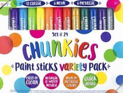 Farby w kredce Chunkies Paint Sticks 24 sztuki (1)