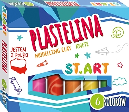 PLASTELINA - 6 kolorów ST. ART (1)