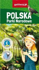 Mapa dla dzieci - Polska. Parki Narodowe (1)