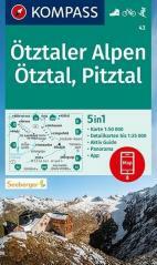 Otztaler Alpen, Otztal, Pitztal 1:50 000 Kompass (1)