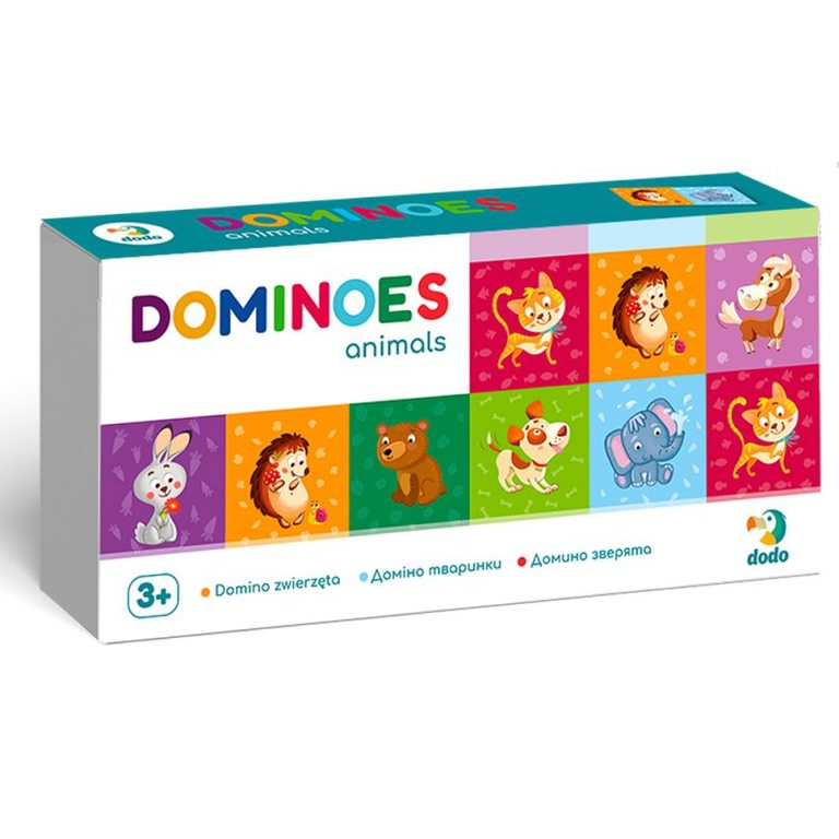 DOMINO ZWIERZĘTA 28 elementów - DODO (1)