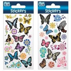 Naklejki Sticker BOO motyle i kwiaty (1)