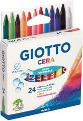 Kredki woskowe Cera 24 kolory GIOTTO (1)